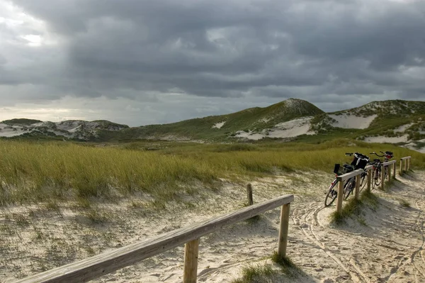 Vista Panoramica Delle Dune Focus Selettivo — Foto Stock