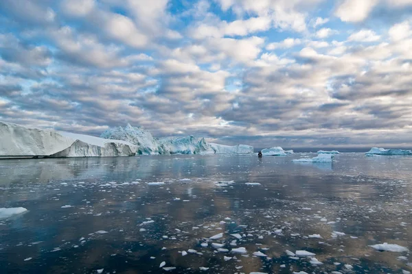 Laguna Glaciar Iceberg Maravilla Natural —  Fotos de Stock