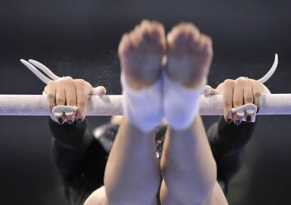 Ginástica Esporte Mulher Flexível — Fotografia de Stock