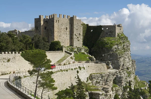 Castle Erice Sicily — Stock Photo, Image