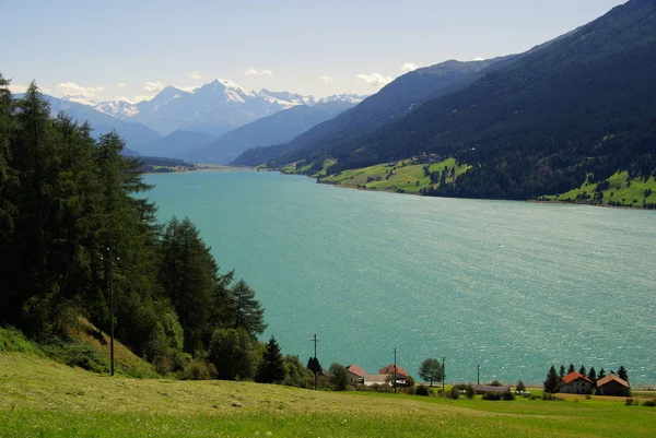 Reschensee Tirol Del Sur — Foto de Stock