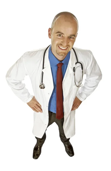 Close Young Confident Doctor — Stock Photo, Image