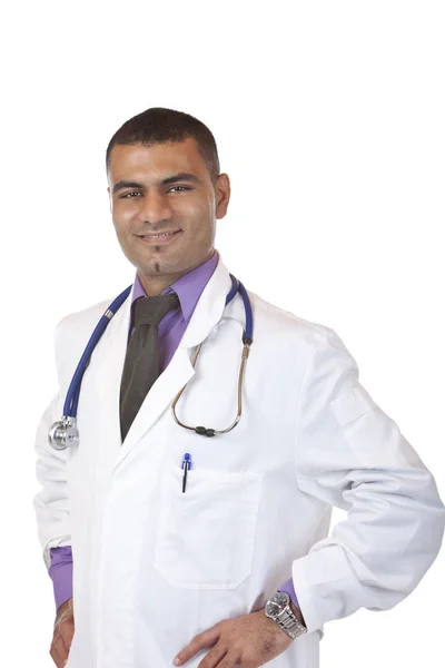 Portrait Self Confident Medical Doctor — Stock Photo, Image