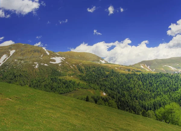 Vista Panorâmica Paisagem Majestosa Dos Alpes — Fotografia de Stock