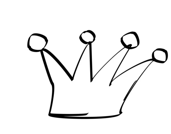 Korona Metalowa Szlachetna Król Królowa — Zdjęcie stockowe