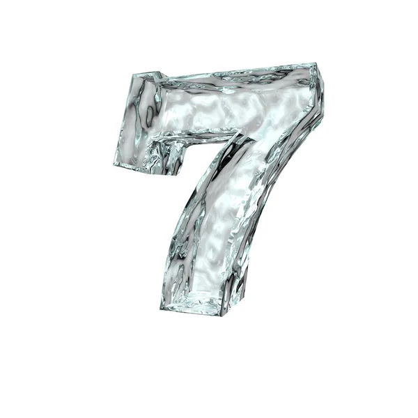 Число Семь Льда — стоковое фото