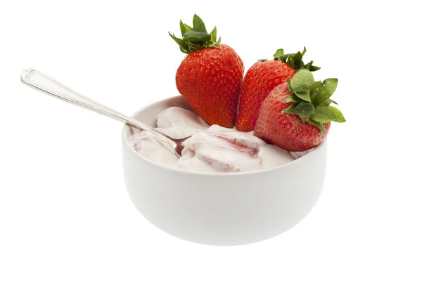 Yogur Sabrosa Comida Postre — Foto de Stock