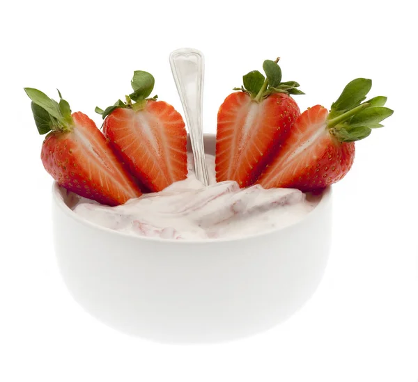 Yogur Sabrosa Comida Postre — Foto de Stock