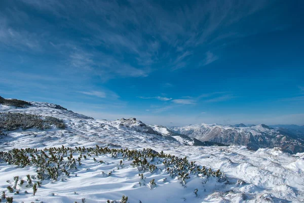 Vista Panoramica Maestosi Paesaggi Alpini — Foto Stock