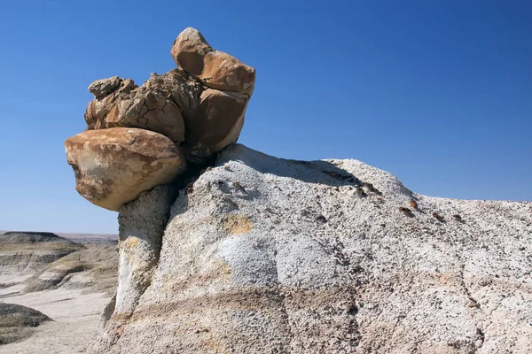 俯瞰以色列沙漠中的岩石 — 图库照片