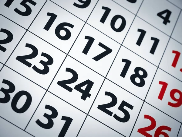 Планування Календаря Організатор Дня — стокове фото