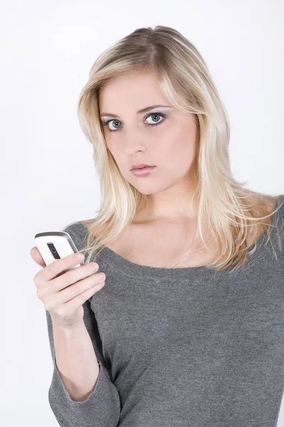 Beautiful Attractive Teenager Girl Posing Indoor Stock Image