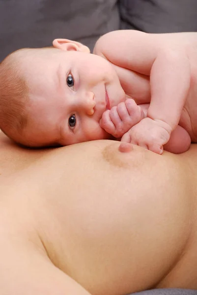 Πορτρέτο Του Χαριτωμένο Μωρό — Φωτογραφία Αρχείου