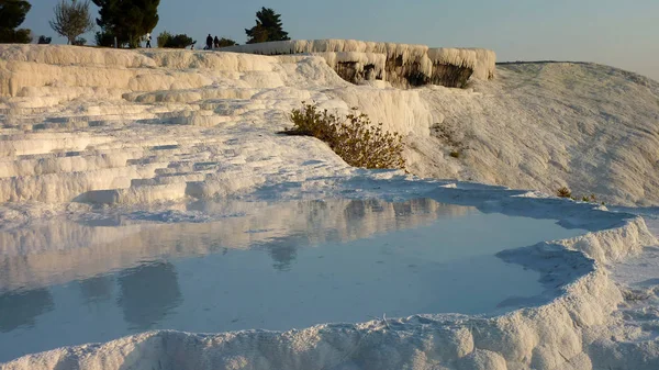 Pamukkale Mineral Carbonato Geologia — Fotografia de Stock