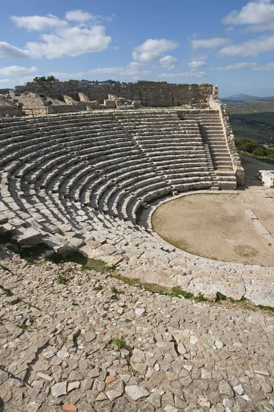 Theater Segesta Sicily — Stock Photo, Image