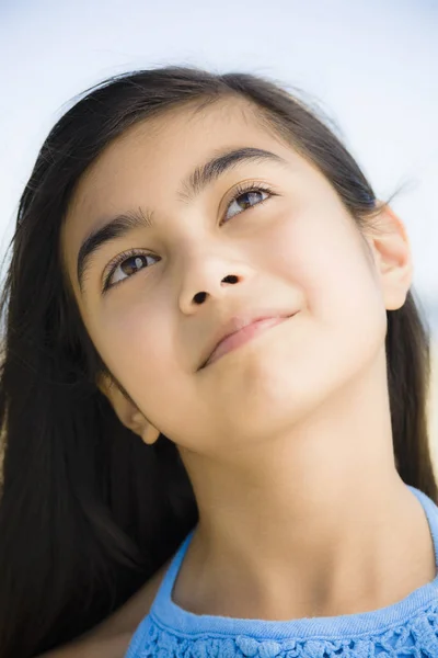 Portait Smiling Young Girl — Foto de Stock