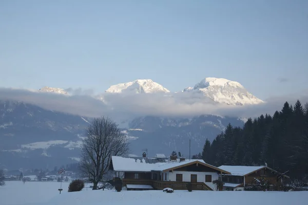 Vista Panorámica Del Hermoso Paisaje Los Alpes —  Fotos de Stock