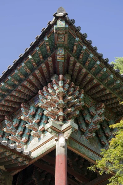 Arquitetura Tradicional Coréia Sul — Fotografia de Stock