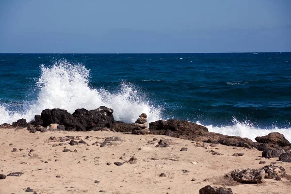 Дюны Fuerteventura Ветре — стоковое фото