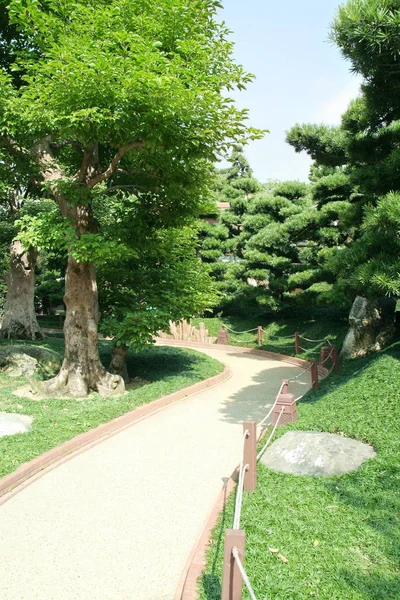 Caminata Jardín Asiático — Foto de Stock