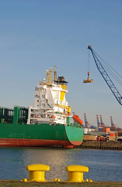 Lastfartyg Vatten Segelbåt — Stockfoto