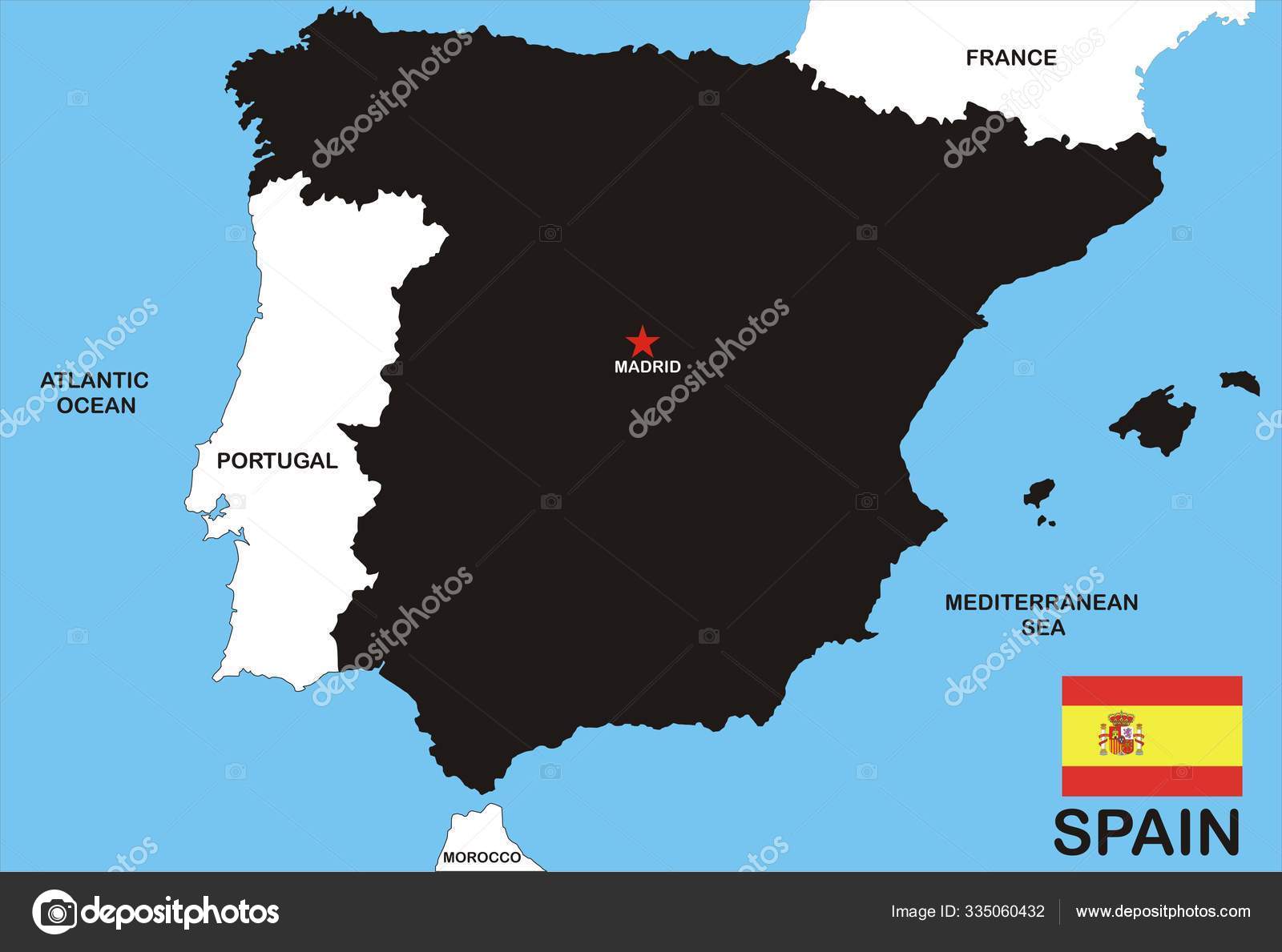 Highlight map portugal europe hi-res stock photography and images - Alamy