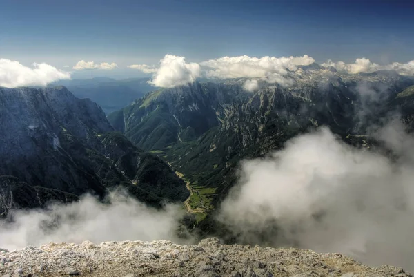 Vista Para Alpes Julianos — Fotografia de Stock