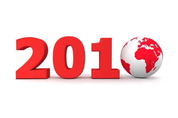 Jahr 2010 World Red — Stockfoto