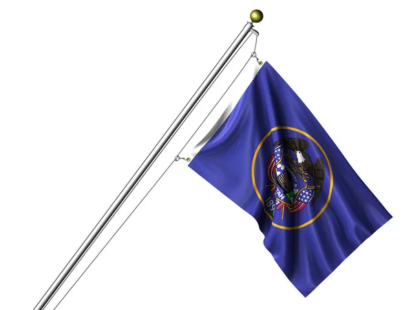 Odizolowana Flaga Utah Flaga Graficzna — Zdjęcie stockowe