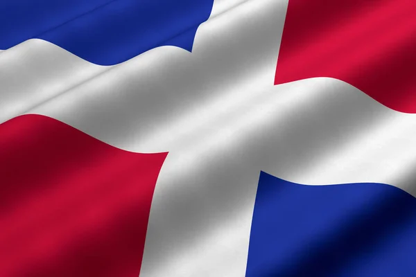 Dominik Bayrağı Grafik Sallama Bayrağı — Stok fotoğraf