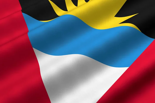 Bandiera Barbudan Antigua — Foto Stock