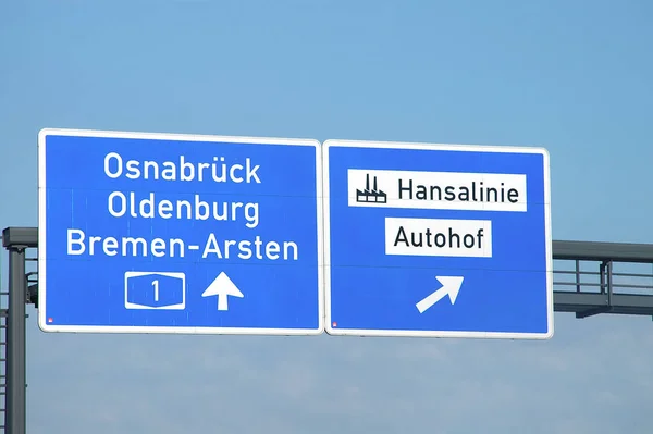 Road Signs Selective Focus — Stock Photo, Image