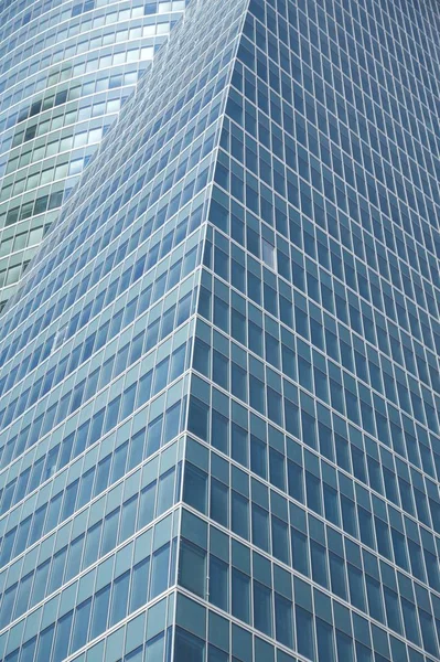 Γραφική Αστική Άποψη Της Σύγχρονης Πρόσοψης Ουρανοξύστες — Φωτογραφία Αρχείου