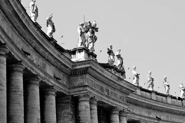 Roma Talya Ile Çevrili Bir Şehir Devleti Olan Vatikan Şehri — Stok fotoğraf