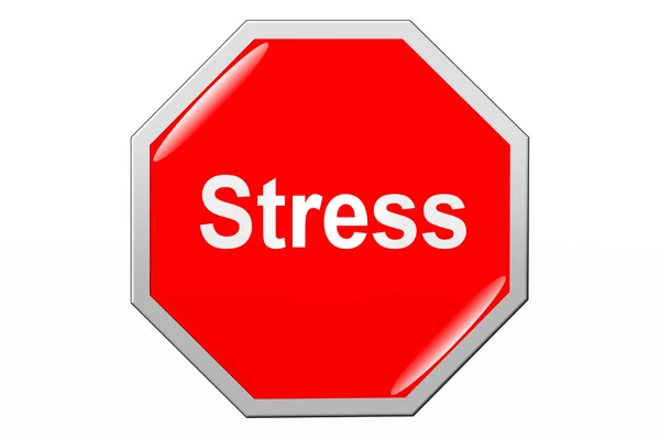 Stoppa Stressknappen — Stockfoto