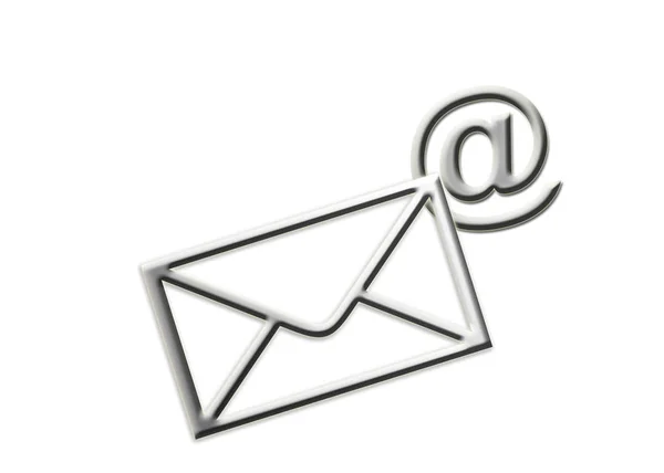 Correspondência Envelope Carta Postal Correio — Fotografia de Stock