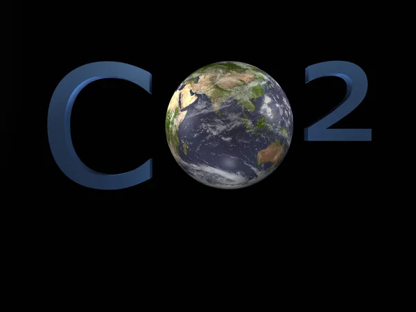 Co2 Změna Klimatu — Stock fotografie