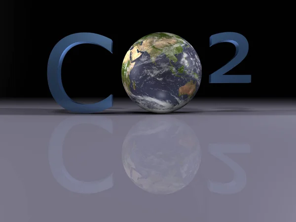 Co2 Iklim Değişikliği — Stok fotoğraf