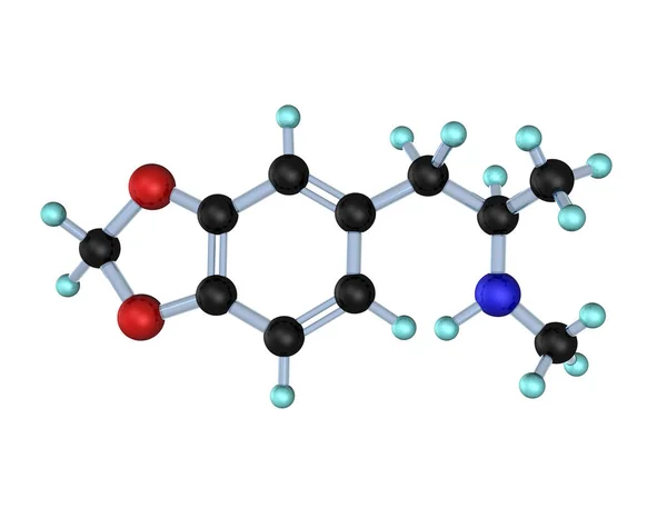 Molekyl Mdma Xtc — Stockfoto