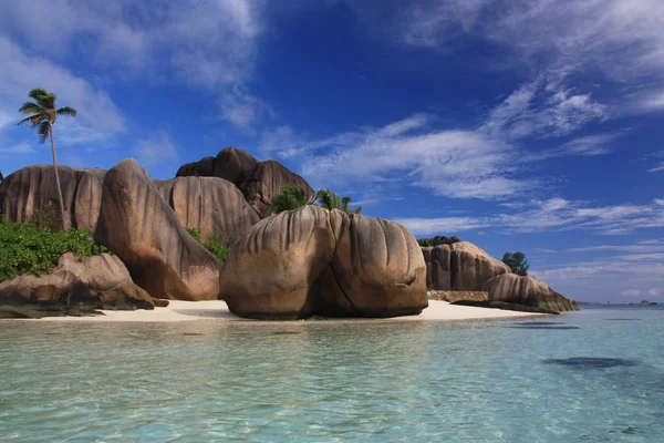 Seychelles Océan Indien Mahe Île Avec Vue Sur Île Eden — Photo