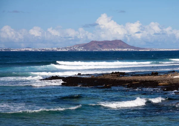 Fale Fuerteventurze Start Lanzaron — Zdjęcie stockowe