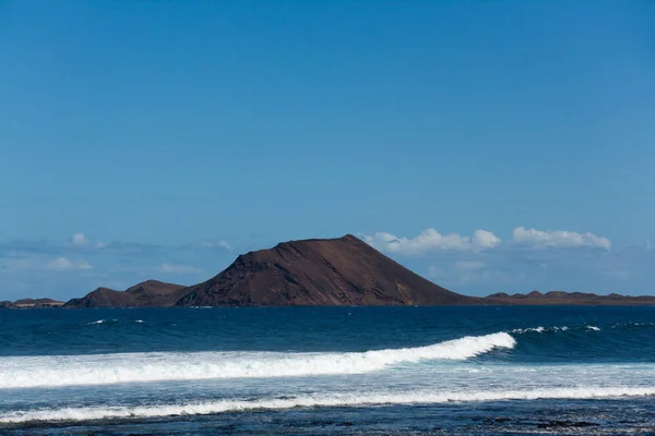 Olas Fuerĝura Lanzarote — Foto de Stock