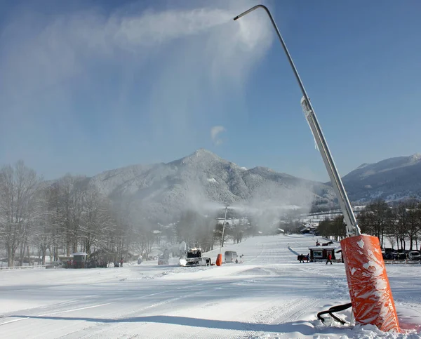 Belle Vue Sur Fond Des Montagnes Des Alpes — Photo