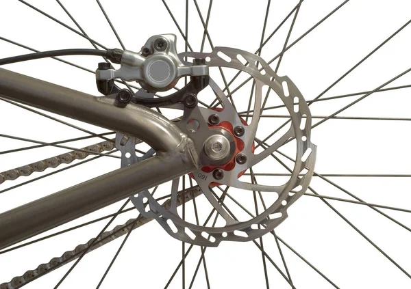 Detail Des Rades Eines Fahrrades — Stockfoto