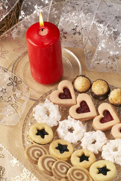 Pastry Christmas Tasty Cookies — Stock Photo, Image