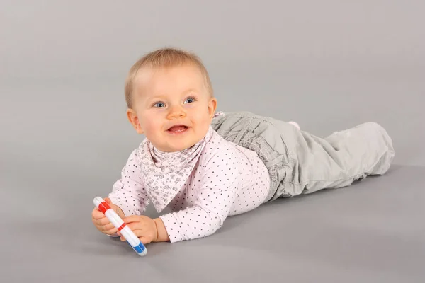 Schattig Kinderportret Gelukkig Kinderconcept — Stockfoto