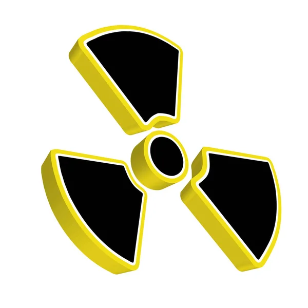 Radiactividad Nuclear Área Radiactiva — Foto de Stock