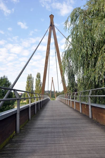 Szenischer Blick Auf Die Architektur Der Brückenkonstruktion — Stockfoto