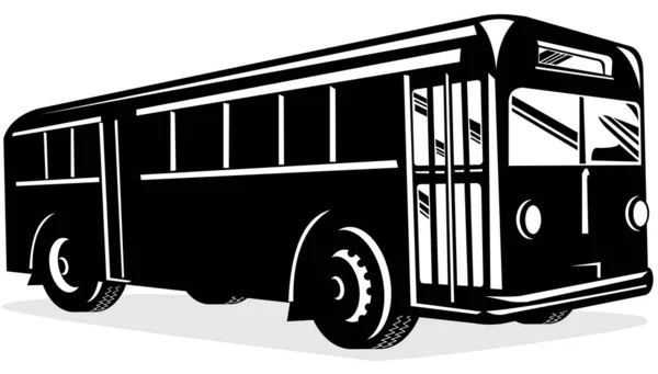 Πούλμαν Τουριστικό Λεωφορείο Ρετρό Στυλ — Φωτογραφία Αρχείου