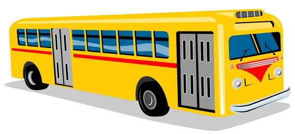 Autokar Autobus Turystyczny Styl Retro — Zdjęcie stockowe